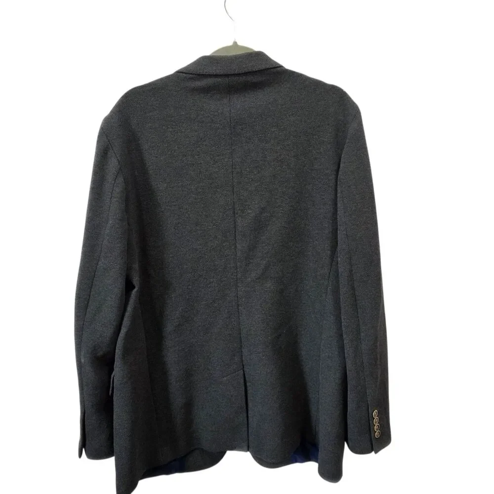 Vineyard Vines Blazer Sport Coat Mens 42L Gray Knit‎ Stretch Two Button USA